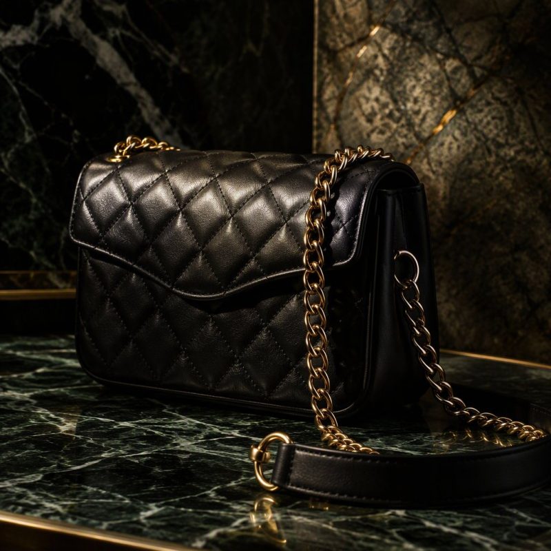 Quilted Chain Crossbody