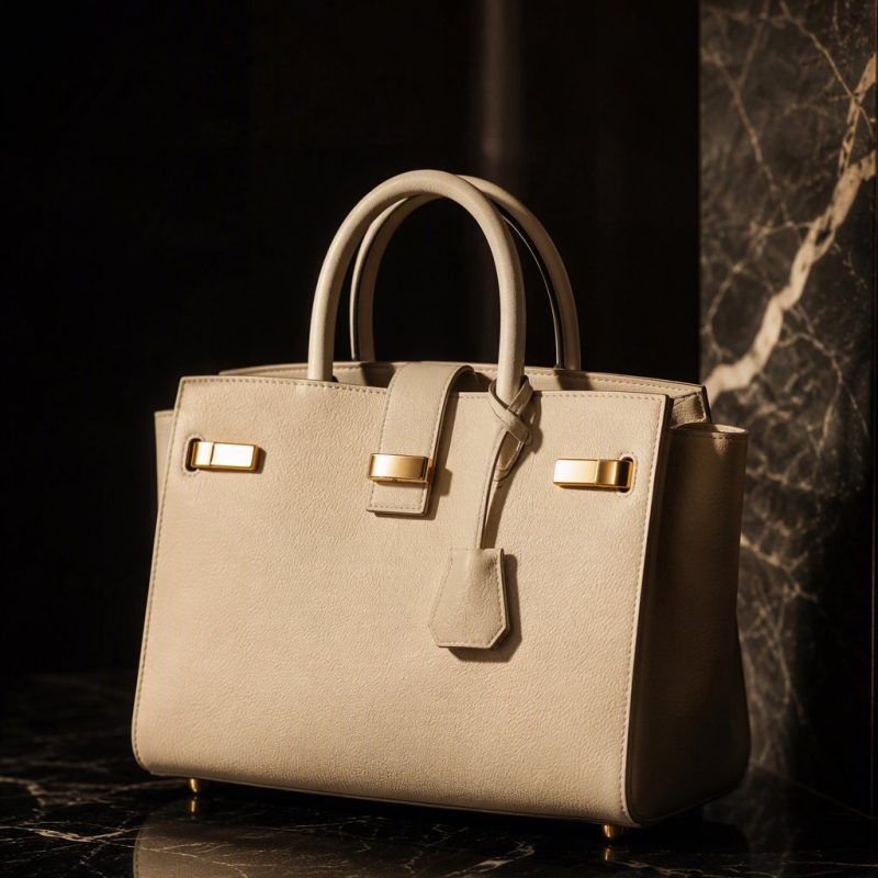 Ivory Structured Tote