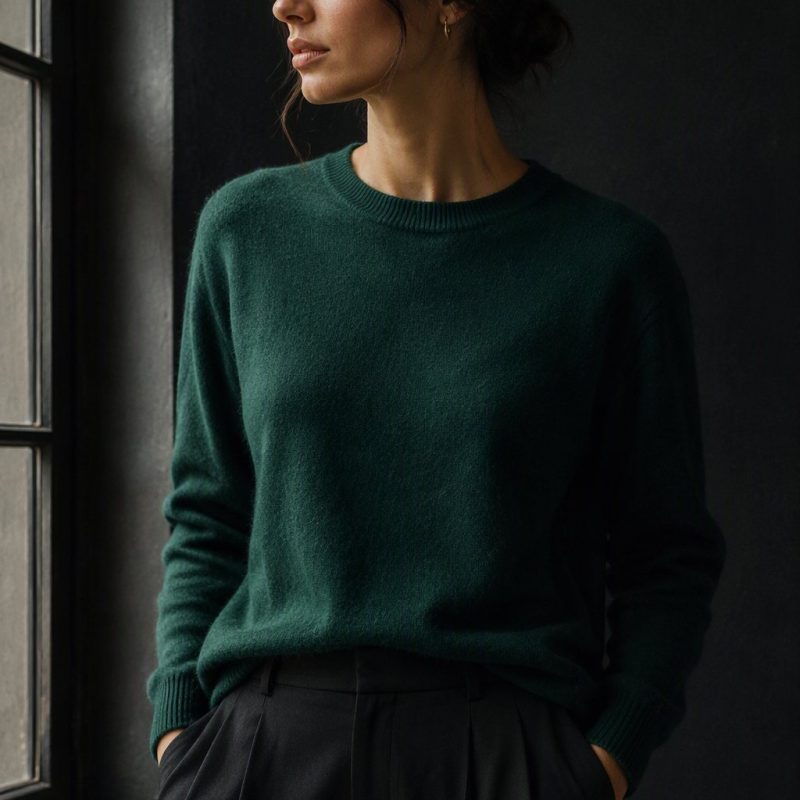Emerald Cashmere Knit